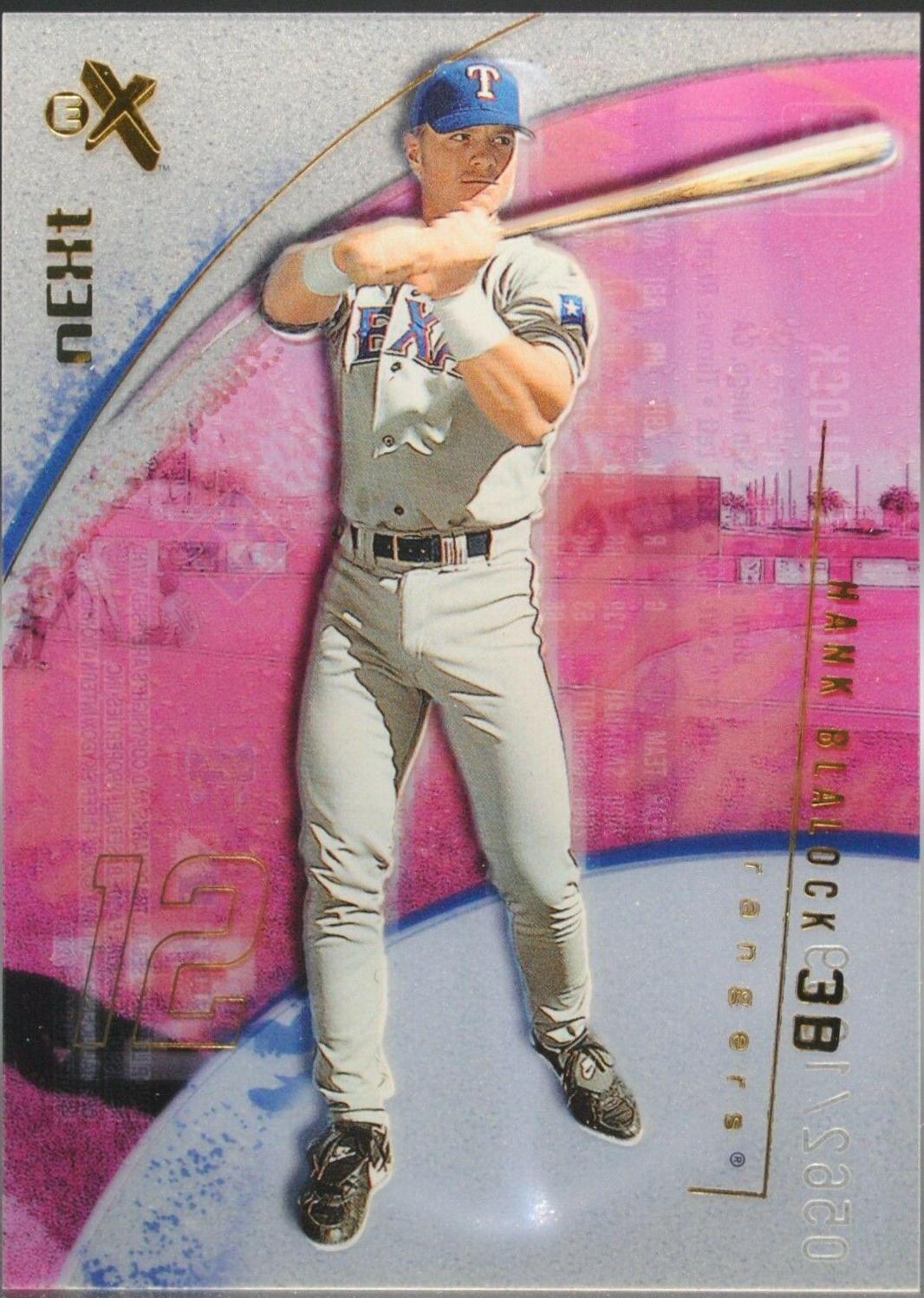 Hank Blalock #122 Baseball Cards 2002 Fleer EX