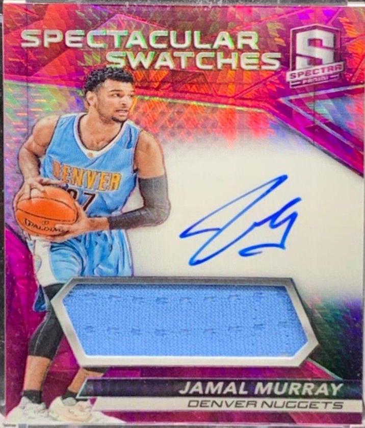 Jamal Murray [Jersey Autograph Pink] #137 Basketball Cards 2016 Panini Spectra