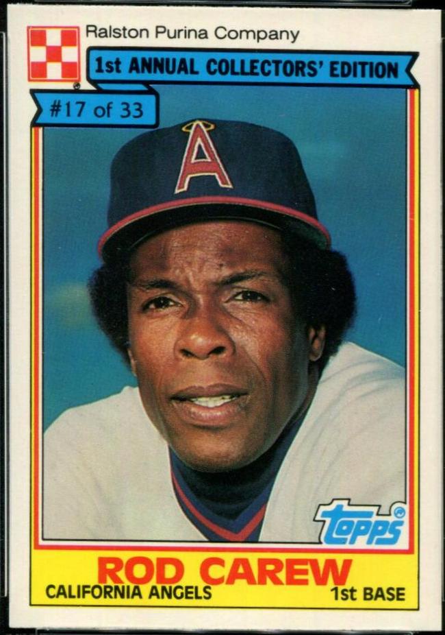 Rod Carew #17 Prices | 1984 Ralston Purina | Baseball Cards