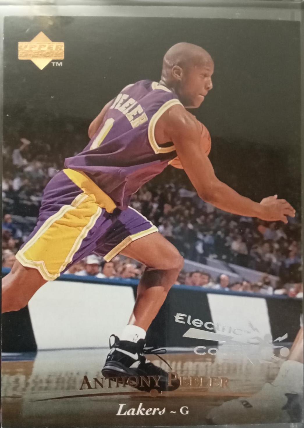 Anthony Peeler #210 Basketball Cards 1995 Upper Deck Electric Court