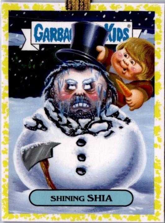 Shining SHIA [Yellow] #12b Garbage Pail Kids Oh, the Horror-ible