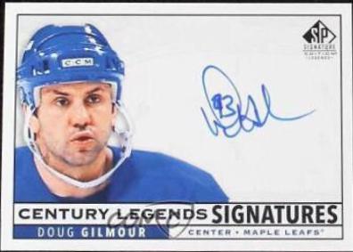 Doug Gilmour #CL-DG Hockey Cards 2020 SP Signature Edition Legends Century