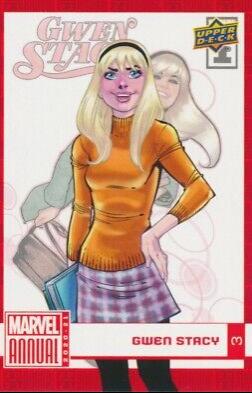 Gwen Stacy #3 Marvel 2020 Upper Deck Annual