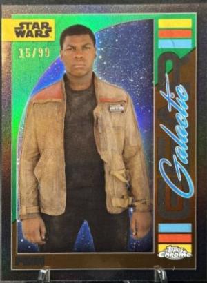 Finn [Kashyyyk Green Refractor] #GG-23 Star Wars 2024 Topps Chrome Galactic Gear