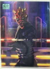 Darth Maul [Aqua Refractor] #AS-7 Star Wars 2024 Topps Chrome Galaxy Art of the Sith Prices