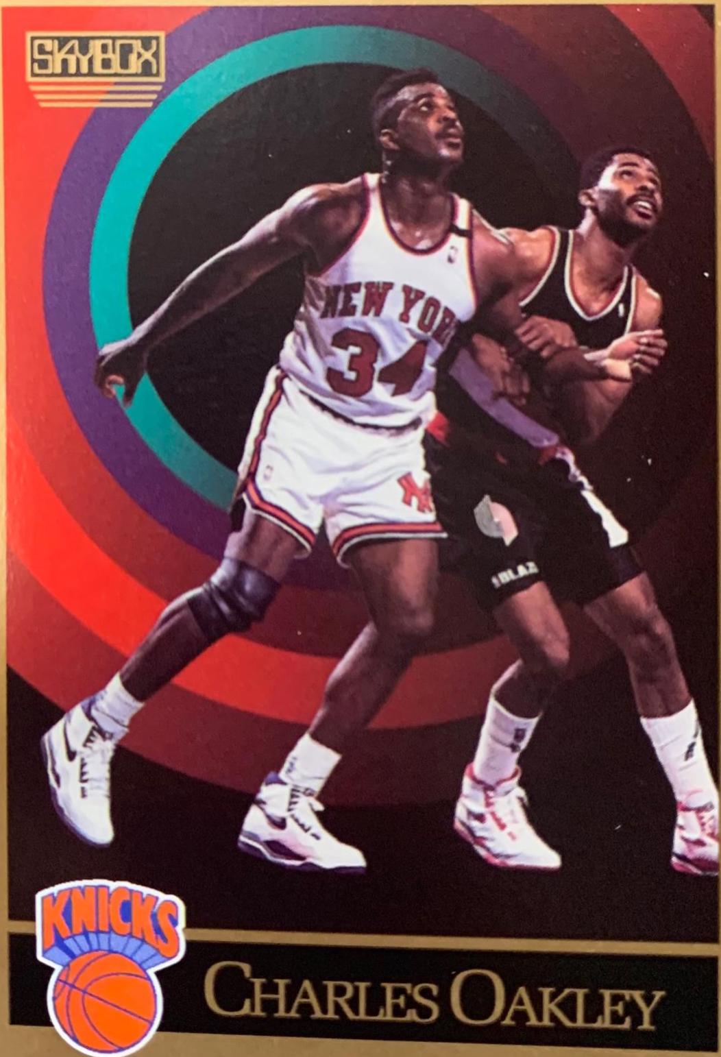 Charles Oakley #191 Basketball Cards 1990 Skybox