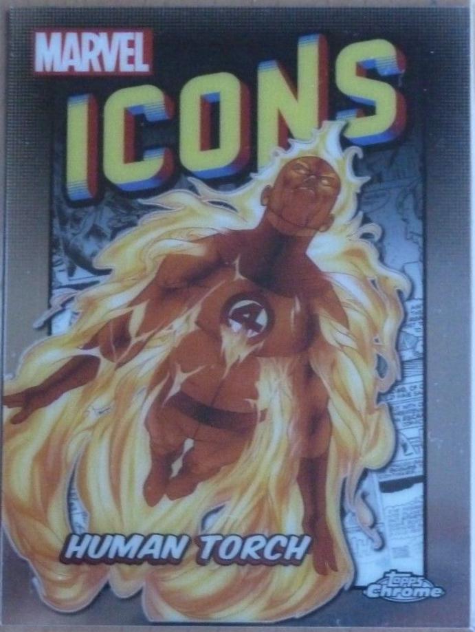 Human Torch #MI-7 Marvel 2024 Topps Chrome Icons