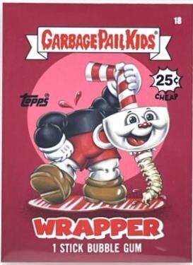 Wrapper #18 Garbage Pail Kids 2024 Game Over