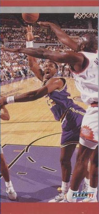 Karl Malone [3-D Wrapper Redemption] #201 Basketball Cards 1991 Fleer