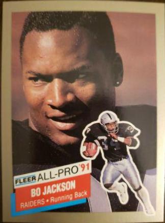 Bo Jackson 10 Prices 1991 Fleer All Pro Football Cards