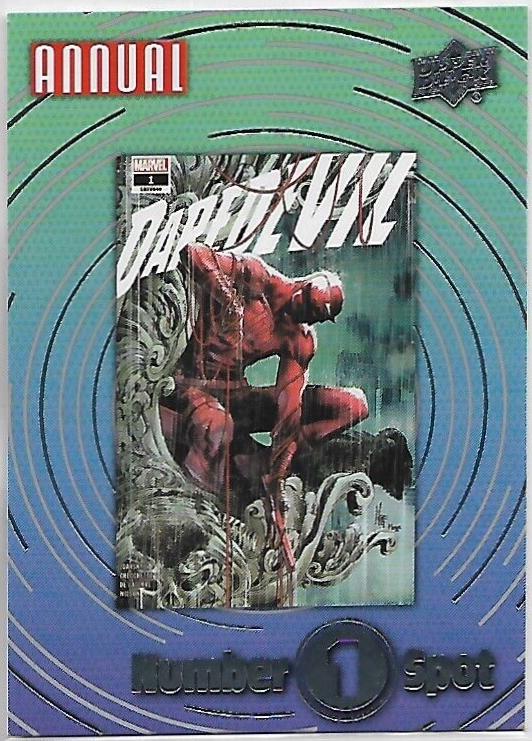 Daredevil #N1S-4 Marvel 2022 Upper Deck Annual Number 1 Spot