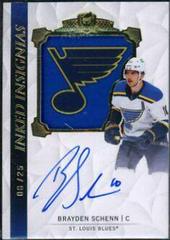 Brayden Schenn #II-SC Hockey Cards 2020 Upper Deck The Cup Inked Insignias Autograph Patch Prices