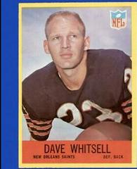 Dave Whitsell #130 Football Cards 1967 Philadelphia Prices