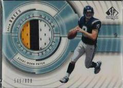 Drew Brees #101 Football Cards 2001 SP Authentic Prices