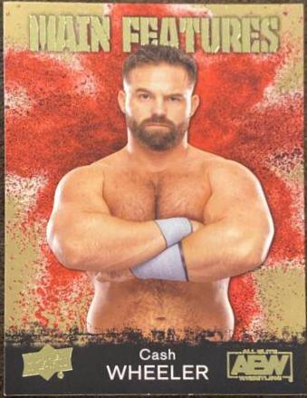 Cash Wheeler [Gold] #MF-16 Wrestling Cards 2021 Upper Deck AEW Main Features