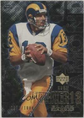 Kurt Warner [Gold] #94 Football Cards 2000 Upper Deck Black Diamond