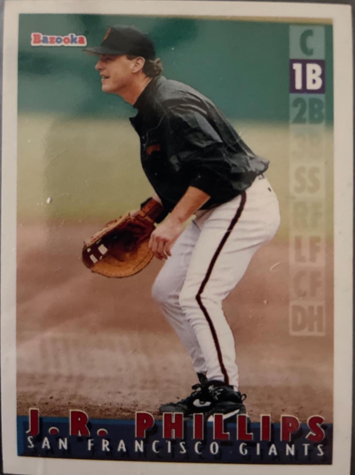 J.R. Phillips #132 Baseball Cards 1995 Bazooka