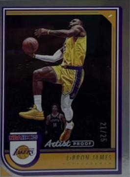 LeBron James [Artist Proof] #170 Basketball Cards 2022 Panini Hoops