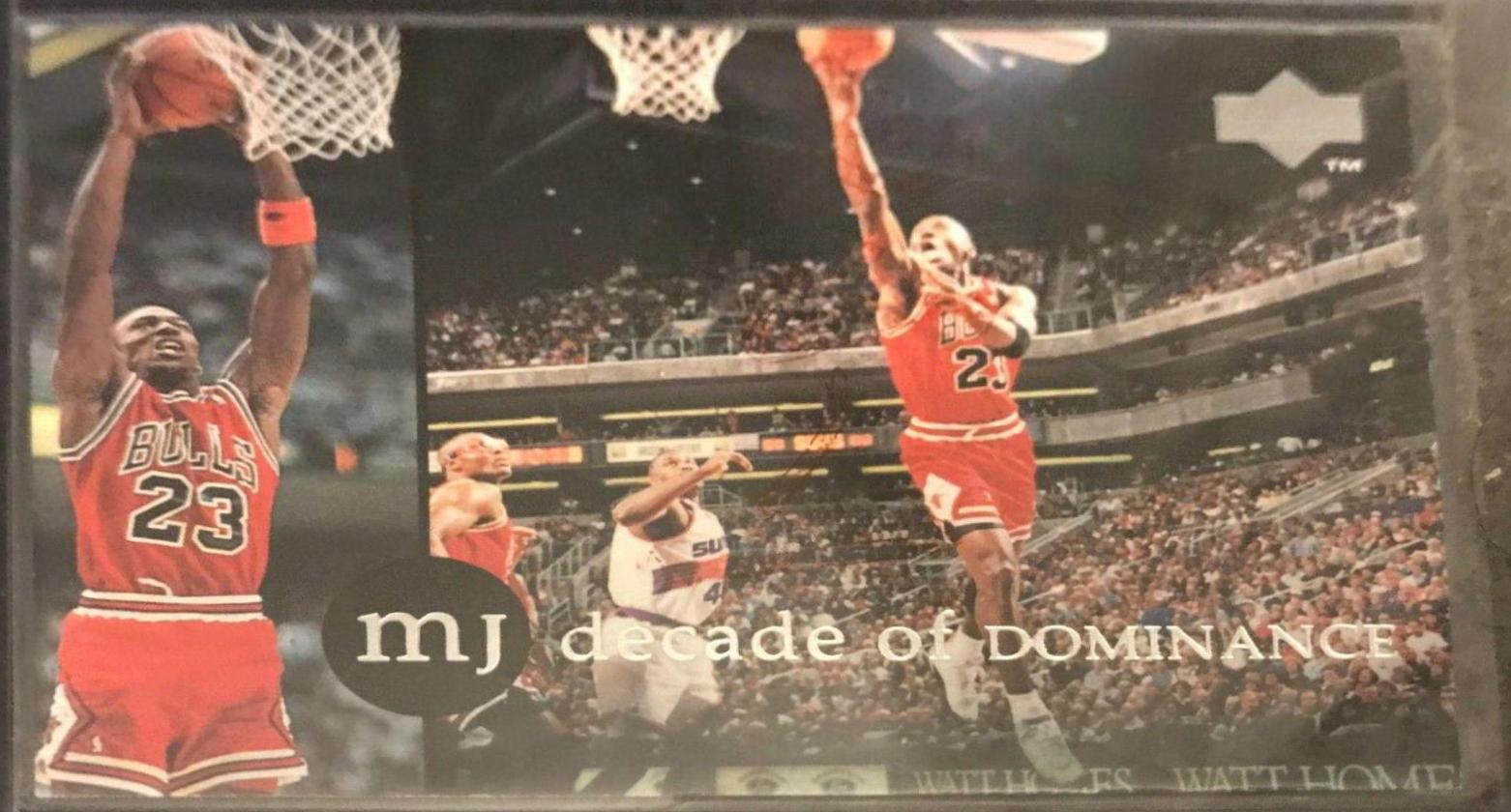michael jordan decade of dominance basketball card