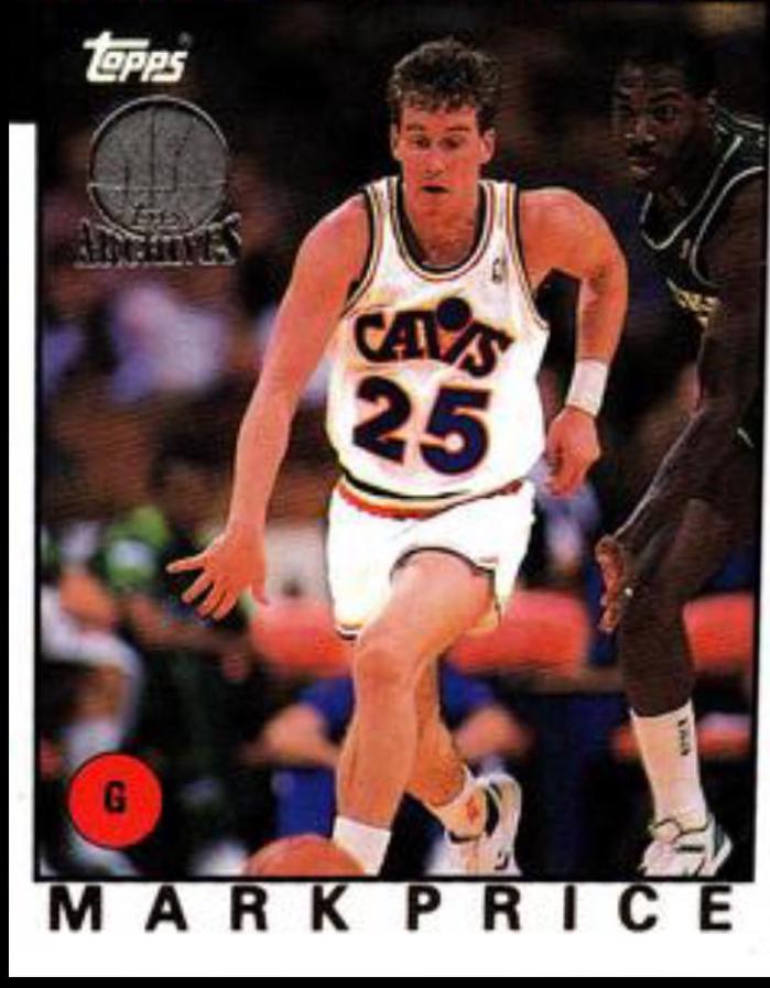 Mark Price [Gold] #85 Basketball Cards 1992 Topps Archives