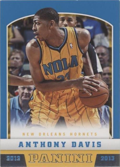 2012 Panini Stickers Basketball #241 Anthony Davis Hornets on sale Lakers RC PSA 10 Gem