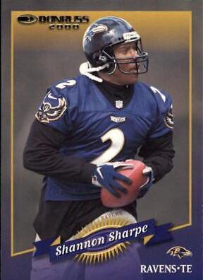 Shannon Sharpe #11 Football Cards 2000 Panini Donruss