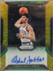 Kareem Abdul Jabbar [Gold] #FBKAJ Basketball Cards 2018 Panini Prizm Fast Break Autographs Prices