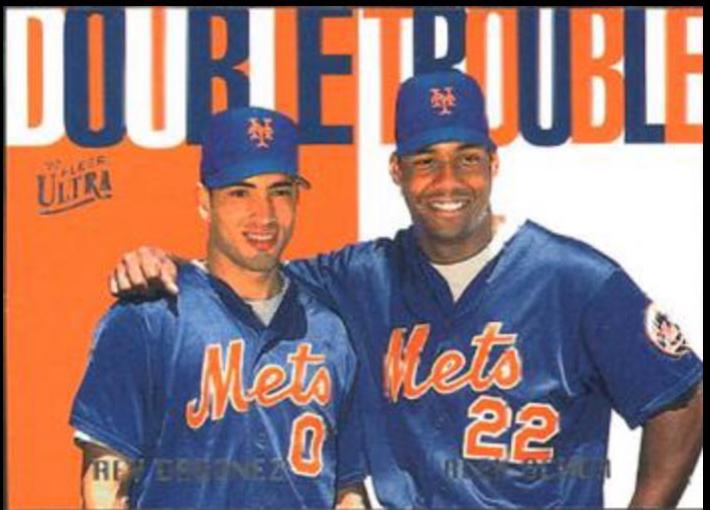 Alex Ochoa / Ray Ordonez #17 Baseball Cards 1997 Ultra Double Trouble