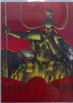 Loki [Red Precious Metal Gems] #35 Marvel 2013 Fleer Retro Metal