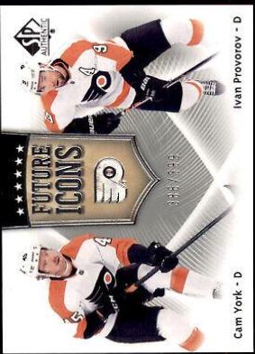 Cam York, Ivan Provorov #FI-22 Hockey Cards 2021 SP Authentic Future Icons