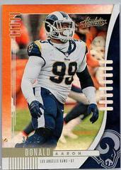 Aaron Donald [Spectrum Orange] #90 Football Cards 2019 Panini Absolute Prices