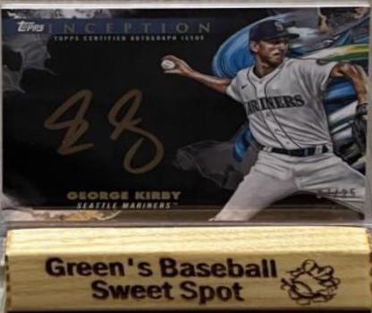 George Kirby [Gold Ink] #ISS-GK Baseball Cards 2023 Topps Inception Silver Signings