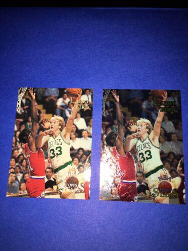 Larry Bird [Finest] #108 Basketball Cards 1996 Topps Stars