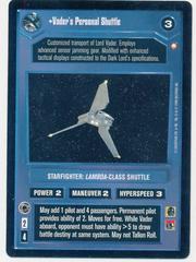 Vader's Personal Shuttle [Limited] Star Wars CCG Special Edition Prices