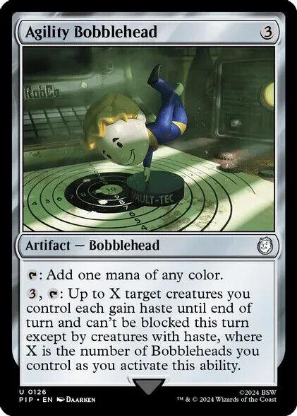 Agility Bobblehead [Foil] #126 Magic Fallout