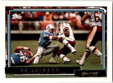 Bo Orlando #276 Football Cards 1992 Topps Gold