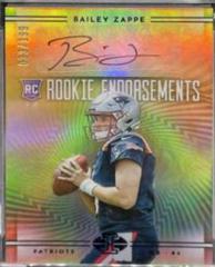 Bailey Zappe [Purple] #RE-BZ Football Cards 2022 Panini Illusions Rookie Endorsements Autographs Prices