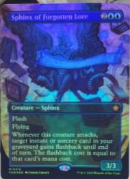 Sphinx of Forgotten Lore [Foil] #314 Magic Foundations