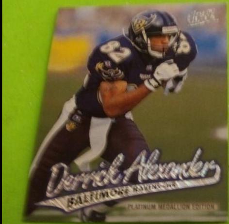 Derrick Alexander [Platinum Medallion] #P35 Football Cards 1997 Ultra