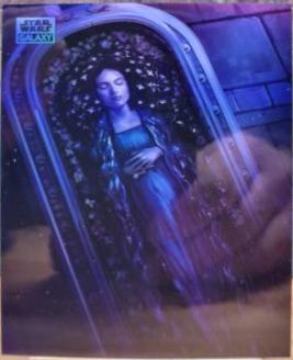 Padme's Funeral Procession  [Aqua Refractor] #AN-13 Star Wars 2024 Topps Chrome Galaxy Art of Naboo