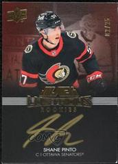 Shane Pinto [Gold] #LRS-SP Hockey Cards 2021 SPx UD Black Lustrous Rookie Signatures Prices