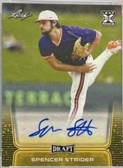 Spencer Strider [Retail Gold] #BA-SS1 Baseball Cards 2020 Leaf Draft Autographs Prices