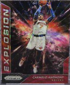 Carmelo Anthony [Ruby Wave Prizm] #6 Basketball Cards 2016 Panini Prizm Explosion