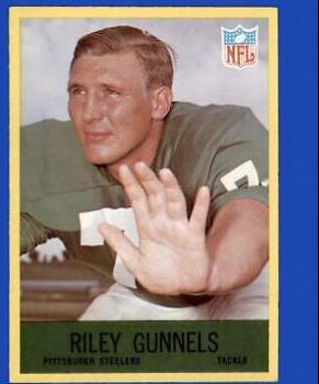 Riley Gunnels #150 Football Cards 1967 Philadelphia