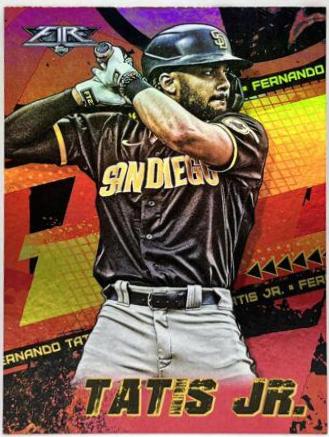 Fernando Tatis Jr. [Flame] #102 Baseball Cards 2022 Topps Fire