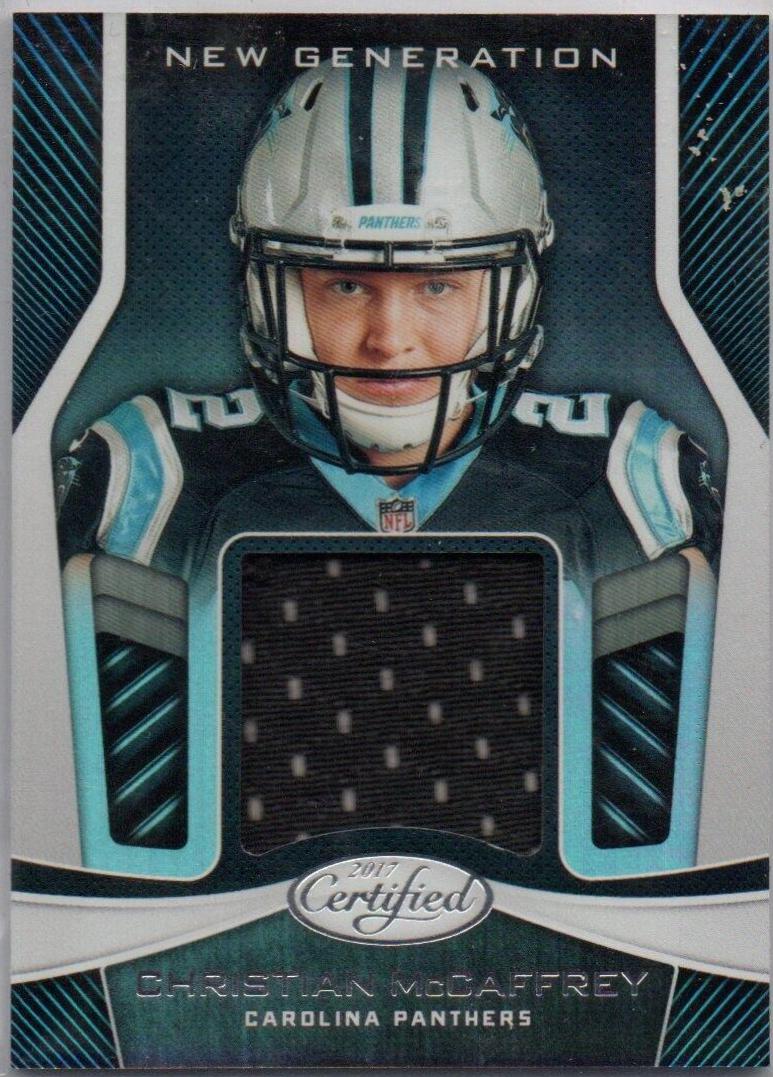 Christian McCaffrey #NG-CM Football Cards 2017 Panini Certified New Generation Jersey