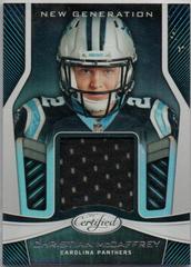 Christian McCaffrey #NG-CM Football Cards 2017 Panini Certified New Generation Jersey Prices