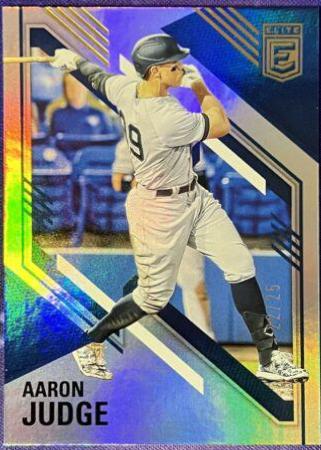 Aaron Judge [Holo Gold] #26 Baseball Cards 2021 Panini Chronicles Elite