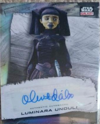 Olivia d'Abo #GA-ODA Star Wars 2022 Topps Galaxy Chrome Autograph