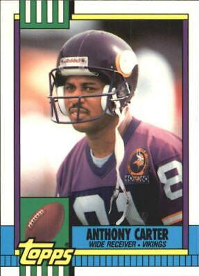 Anthony Carter #115 Football Cards 1990 Topps Tiffany